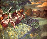 Four Dancers by Edgar Degas